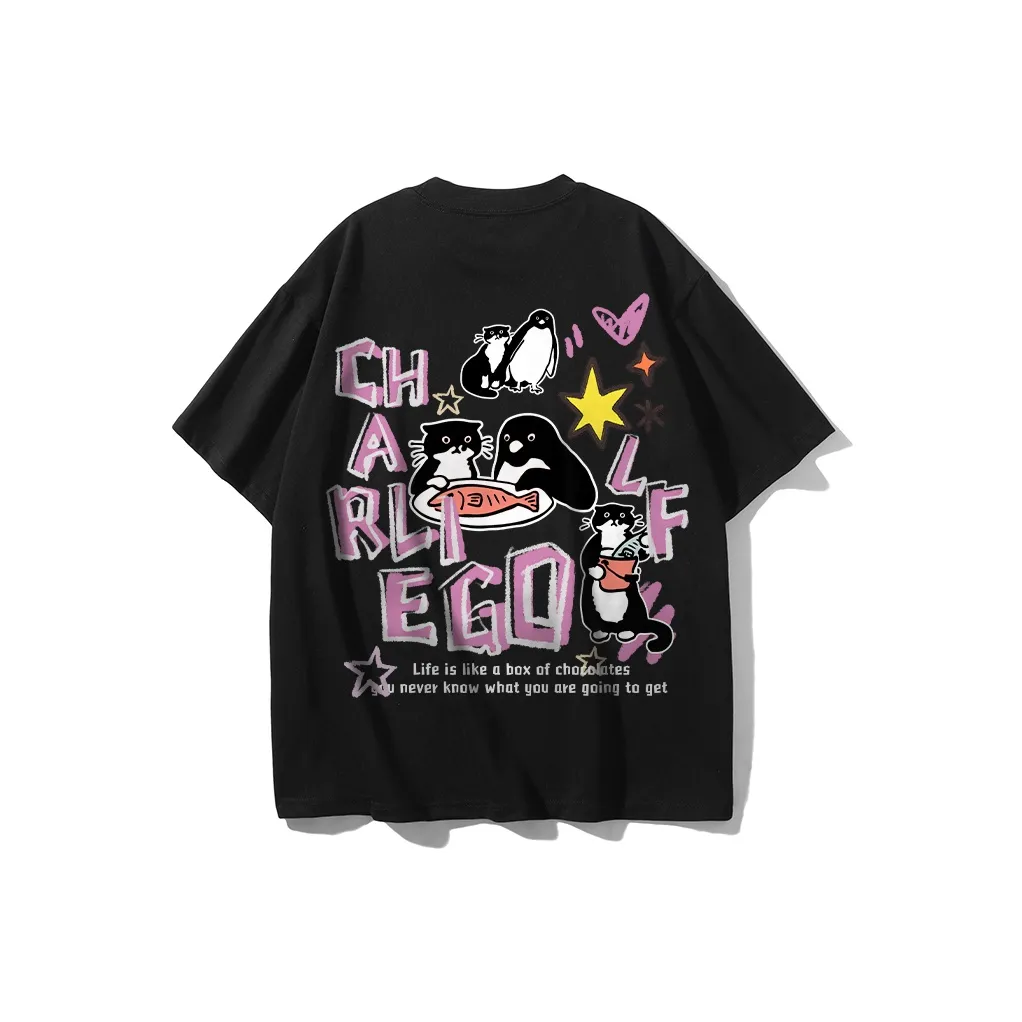 CHARLIE GOLF T Shirt Unisex Black