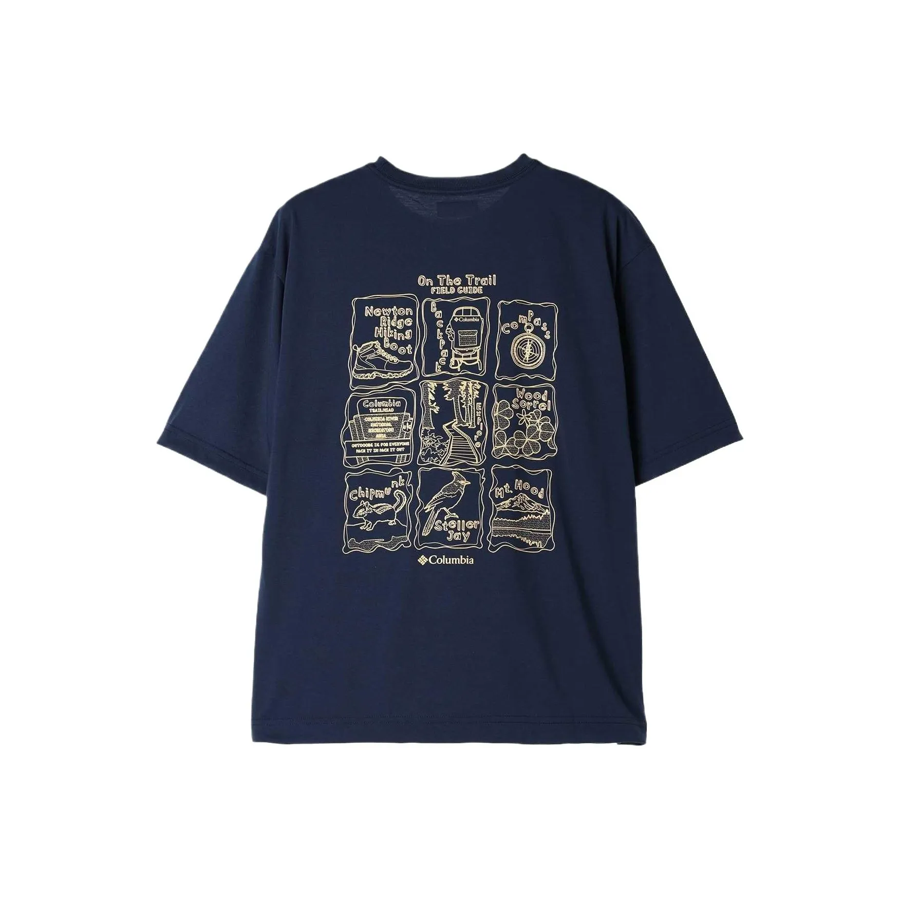 Columbia совместный бренд Кедровый Trail BUCK T Рубашка Мужская Морской синий 464