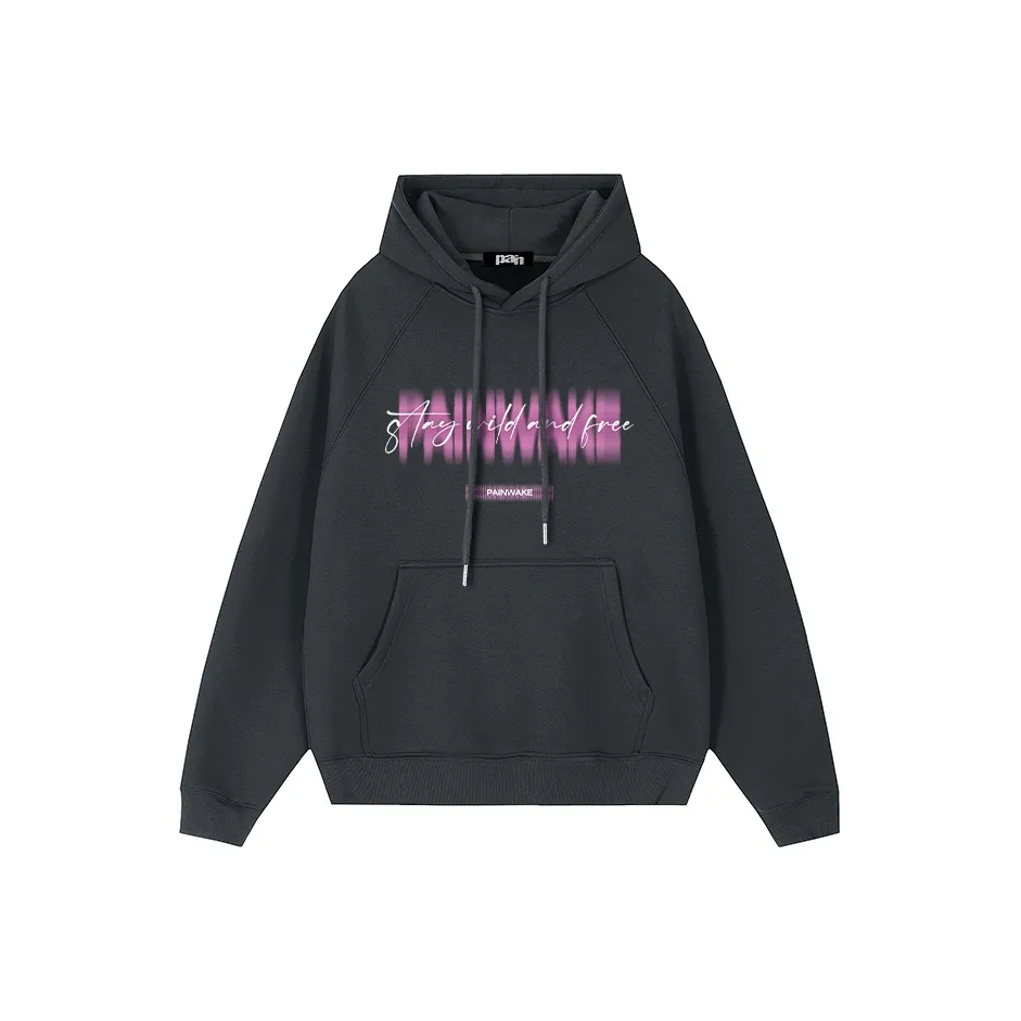PAINWAKE Толстовка Унисекс Угольный Черный