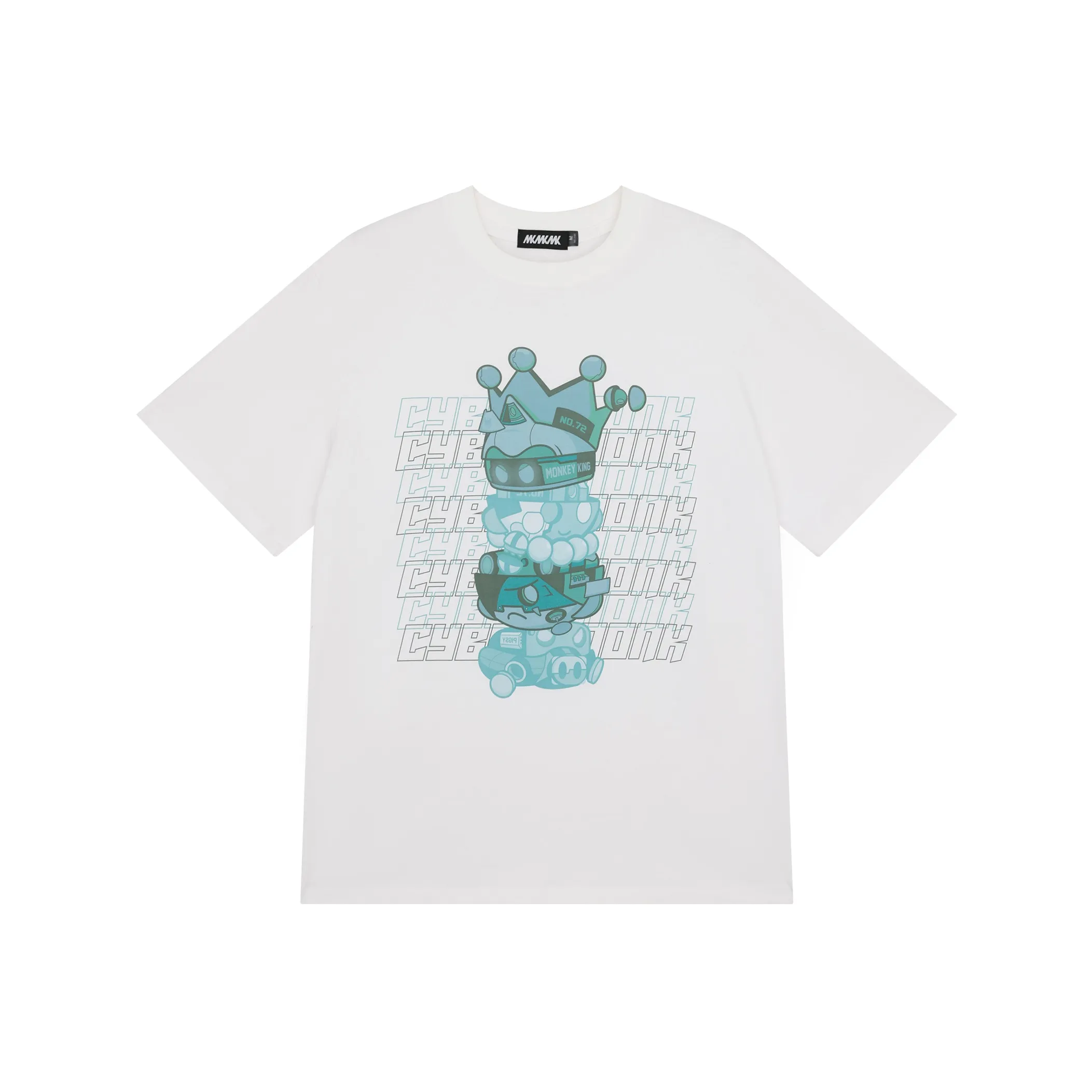 MK MONKEY KING T-Shirt Унисекс Белый