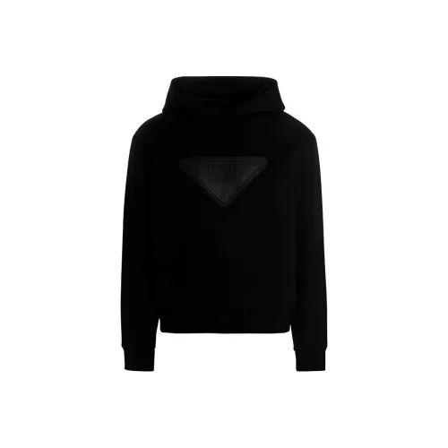 PRADA Черный Мужские Свитшоты