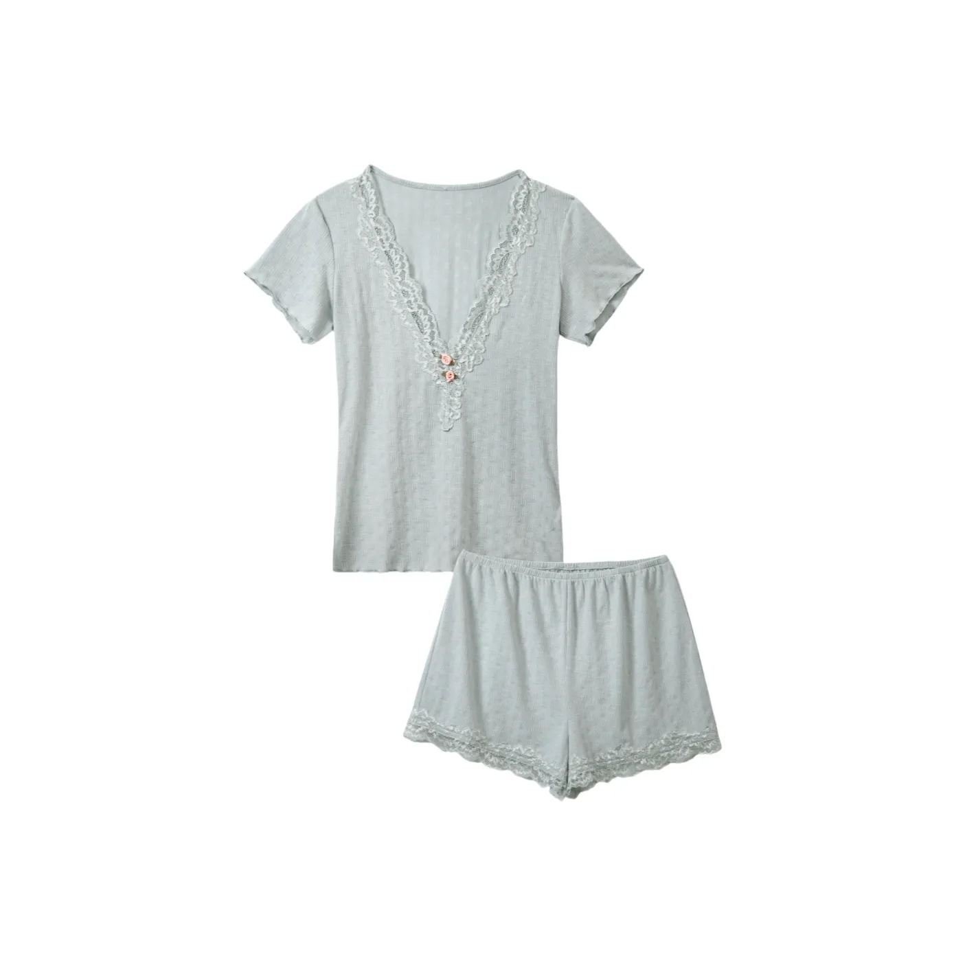 Lace Chili Пижамный комплект Женский Синий