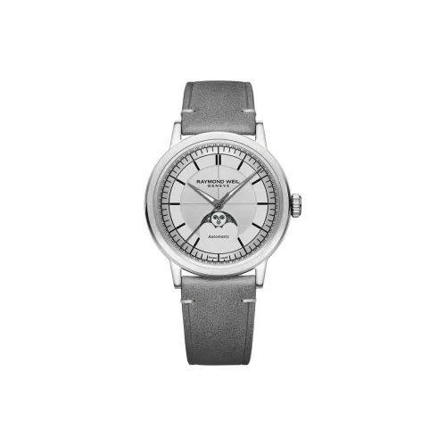 Raymond Weil Автоматический Механический Движение Мужские Часы 39,5 мм Серебряный