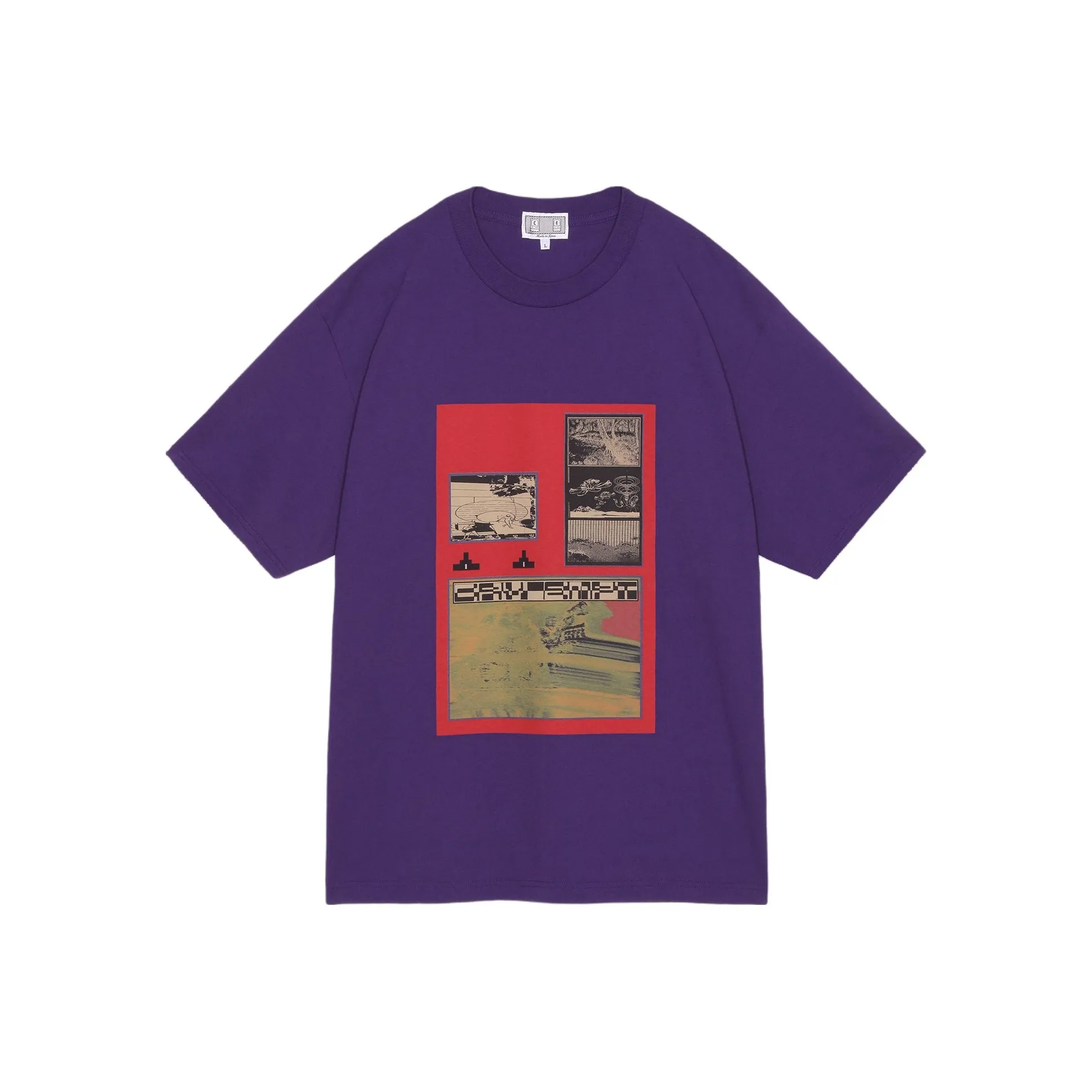 Cav Empt Фиолетовый Мужской T-Рубашки