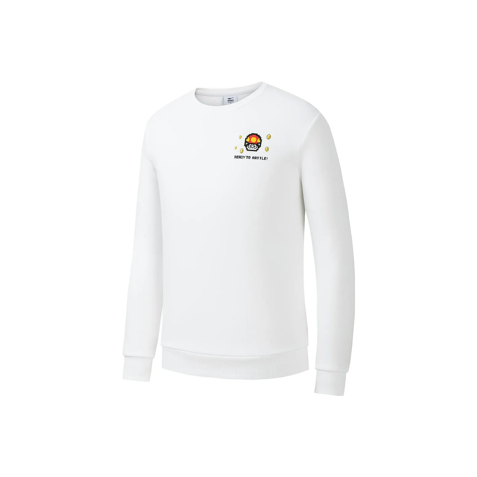 Erke Sweatshirts Men's True White