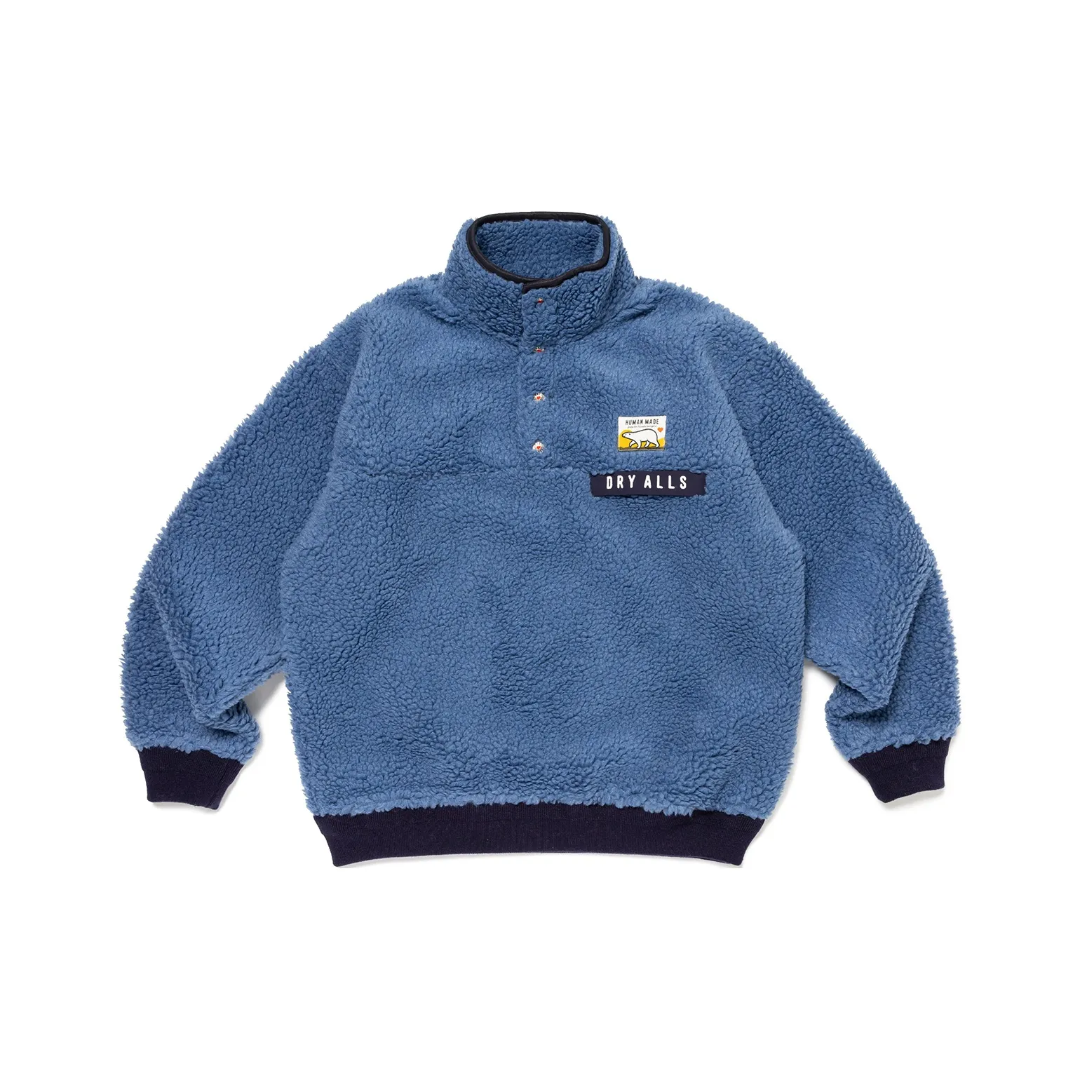 HUMAN MADE Embroidered logo High Neck Jacket