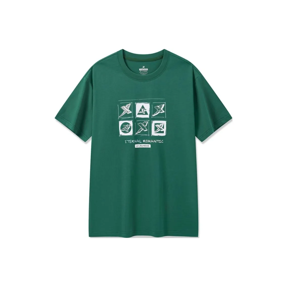 XTEP T-Shirts Unisex Vine Green