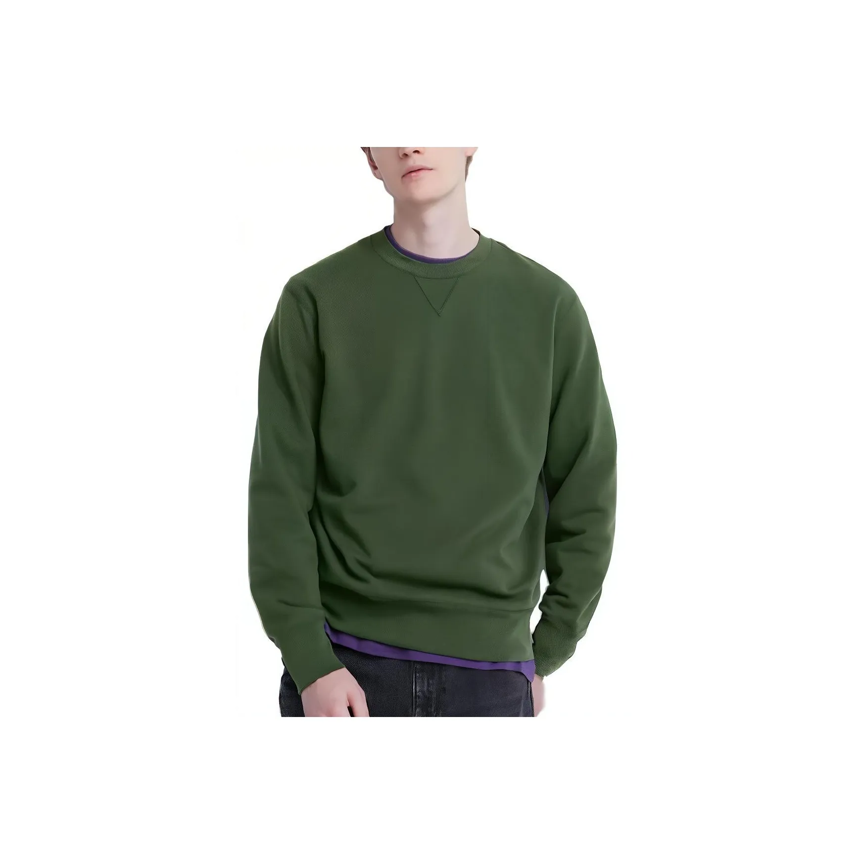 UNIQLO Бирюзовый Унисекс Свитшоты