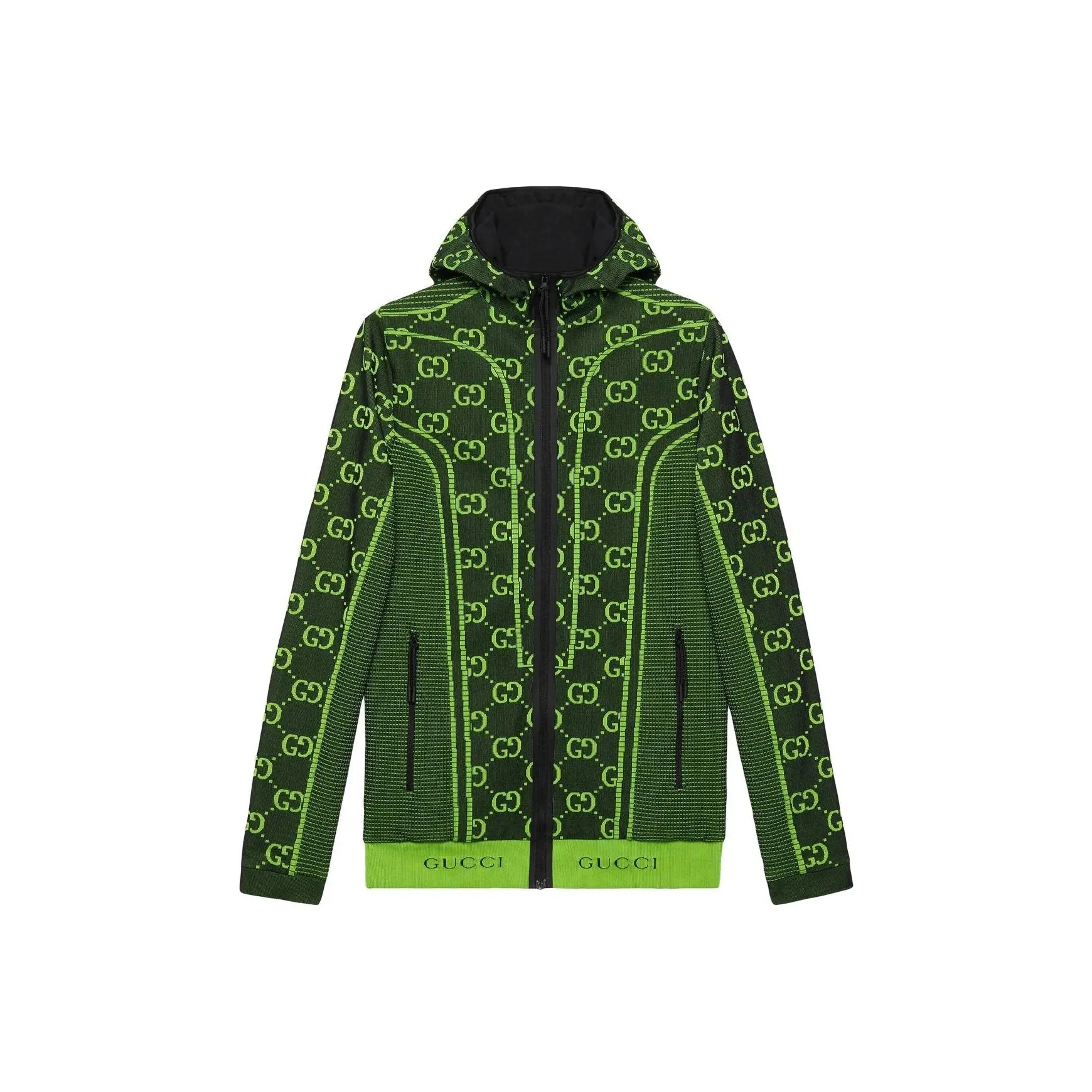 GUCCI Gg Tubular Jersey Zip Jacket