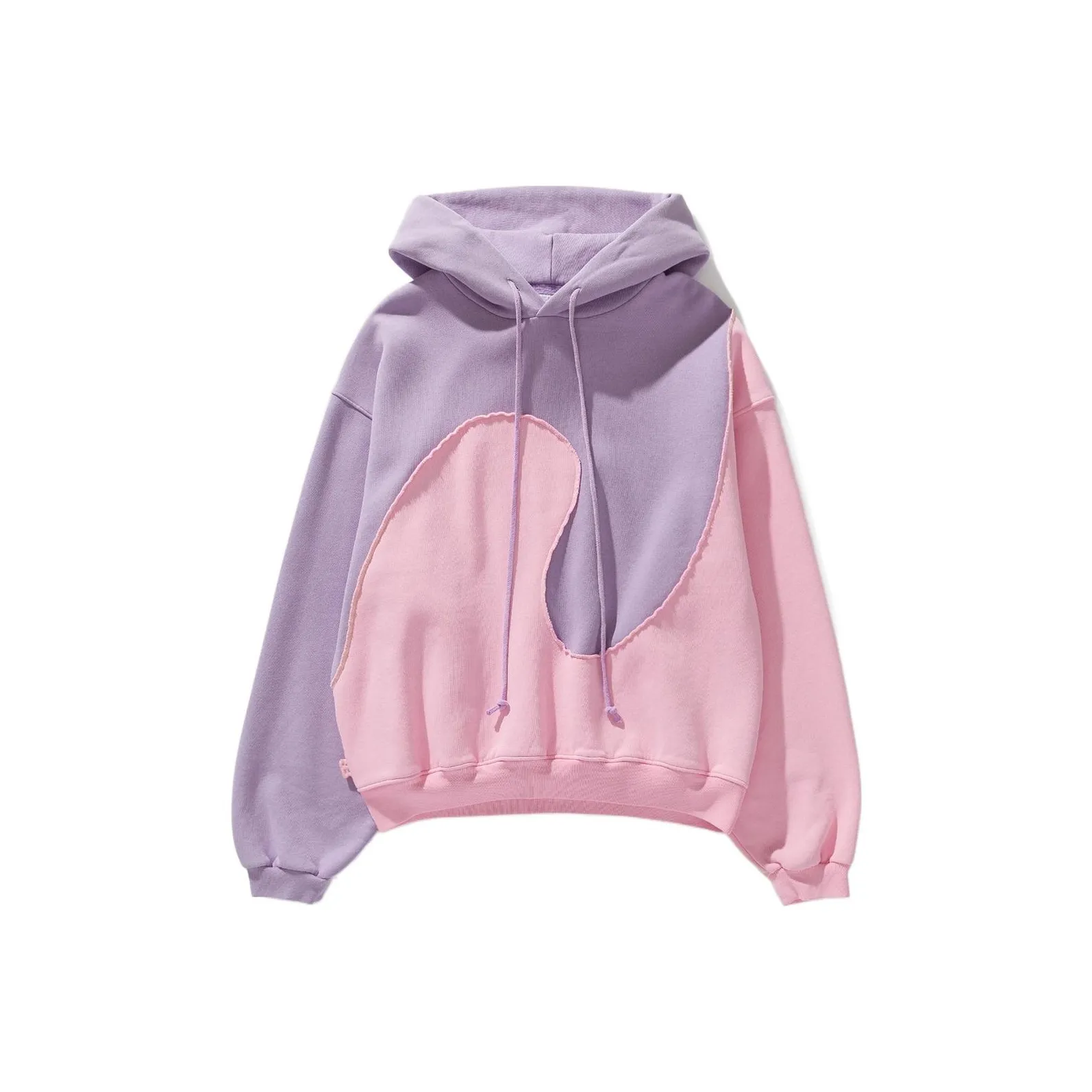 ERL Пурпурно-розовый Многоцветный Унисекс Свитшоты