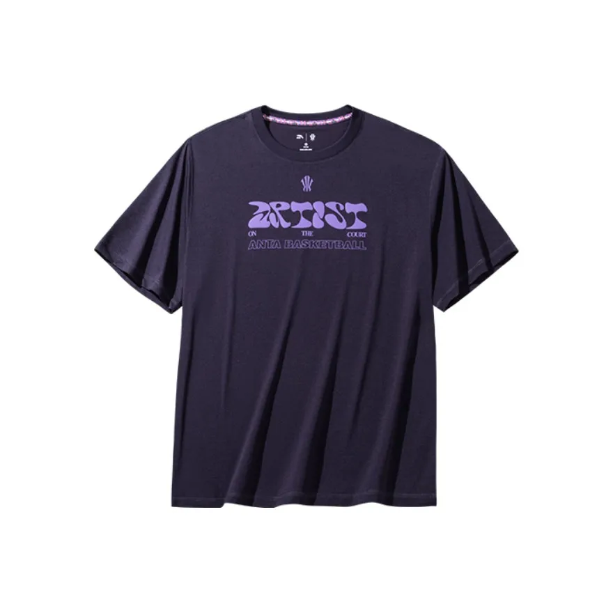 Anta T Shirt Unisex Noon Plum Purple