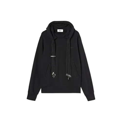 AMBUSH Черный Мужские Свитшоты