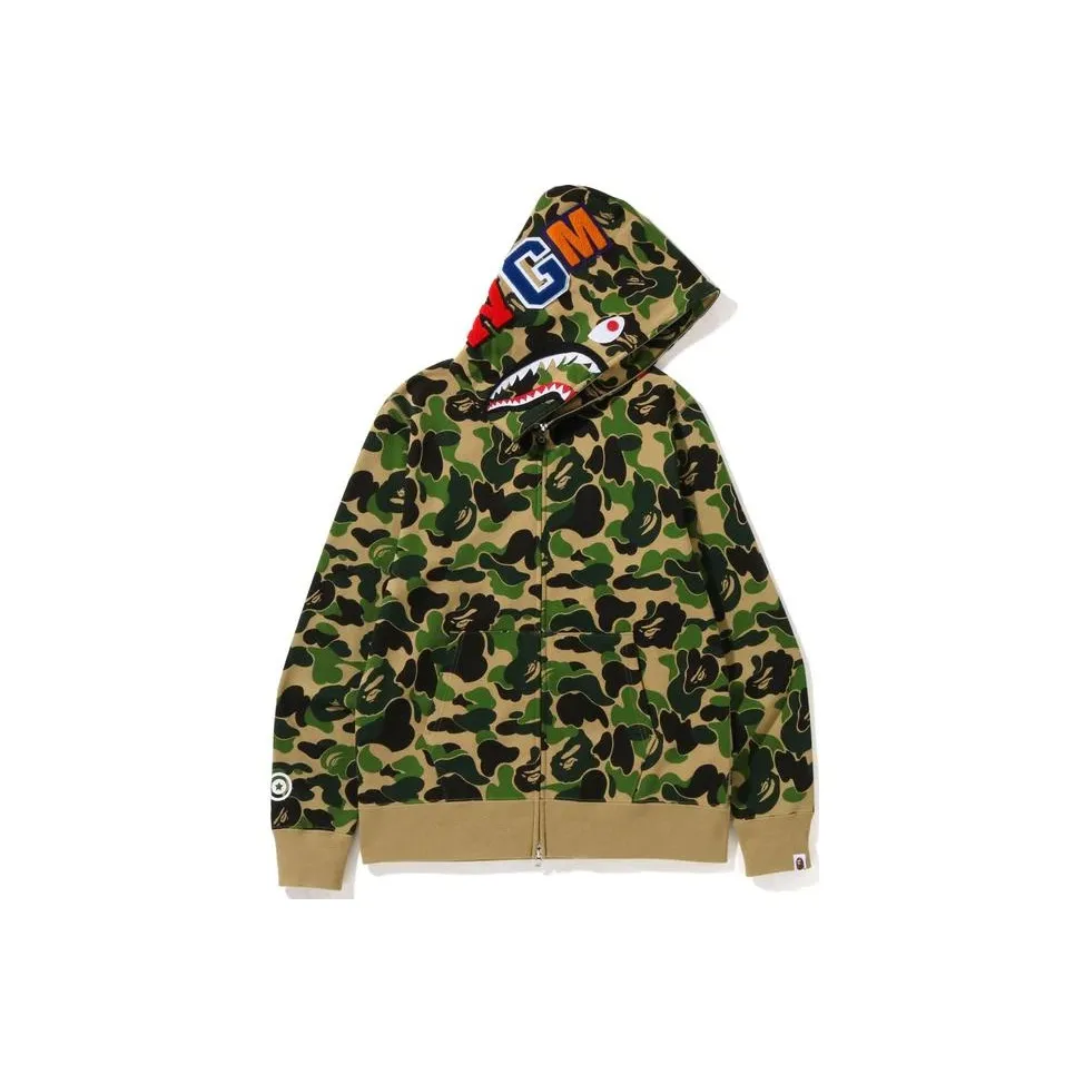 Bape Big Abc Camo Shark Full Zip Hoodie