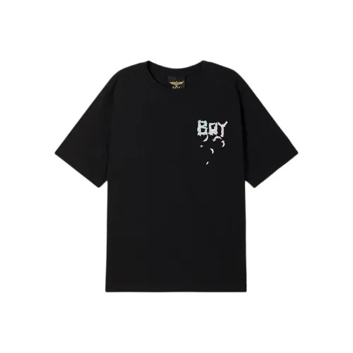BOY LONDON Черная унисекс футболка