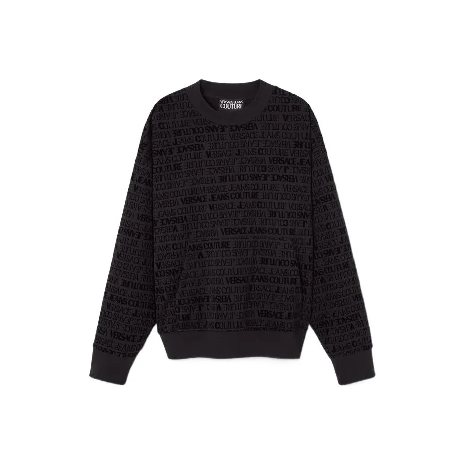 VERSACE JEANS COUTURE Черные Мужские Свитшоты
