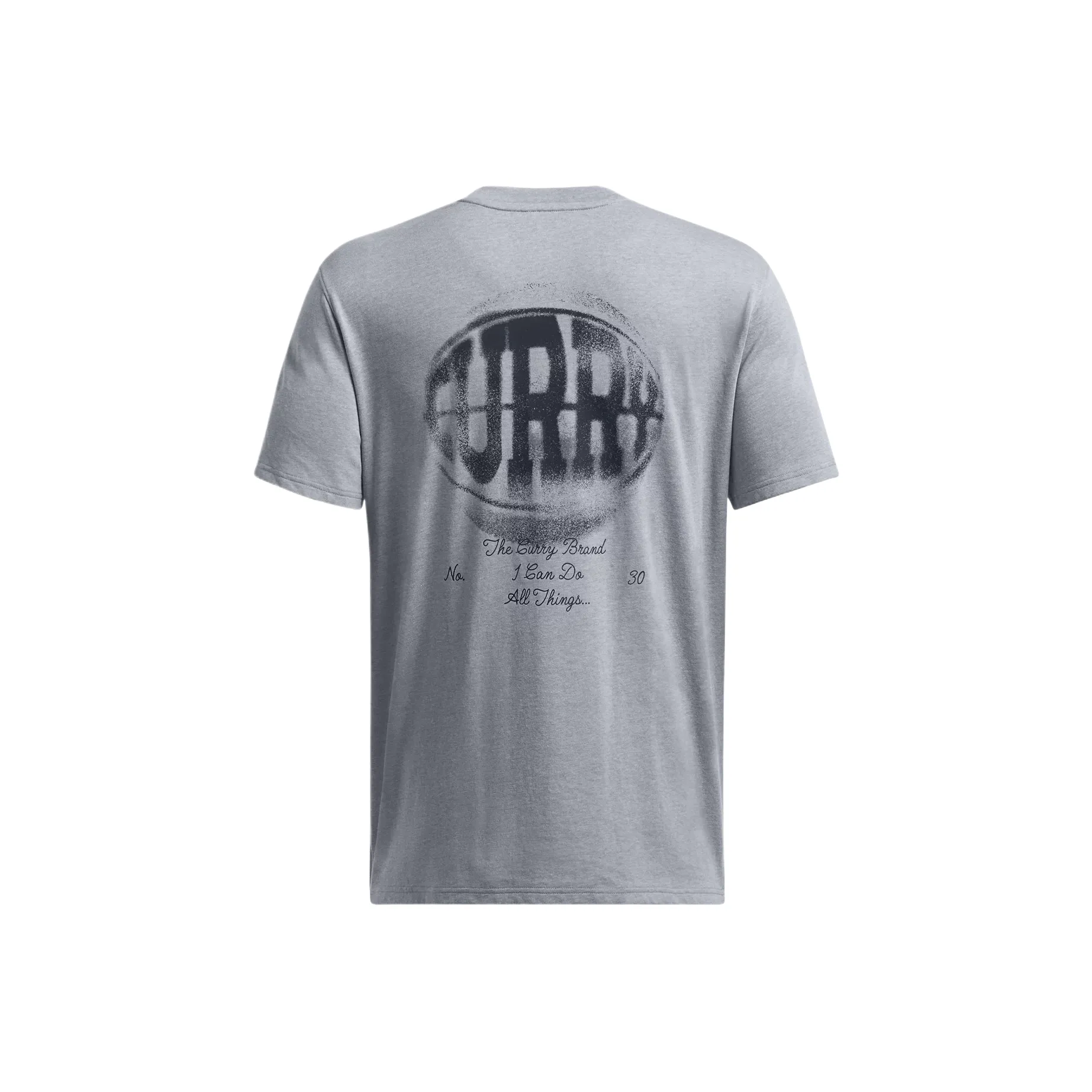 Under Armour Curry CURRY VERBIAGE T Shirt Men's Steel