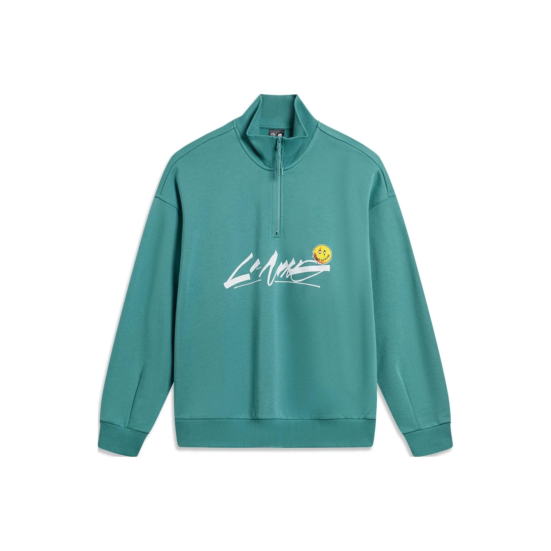 LINING Французский изумрудно-зеленый унисекс толстовки