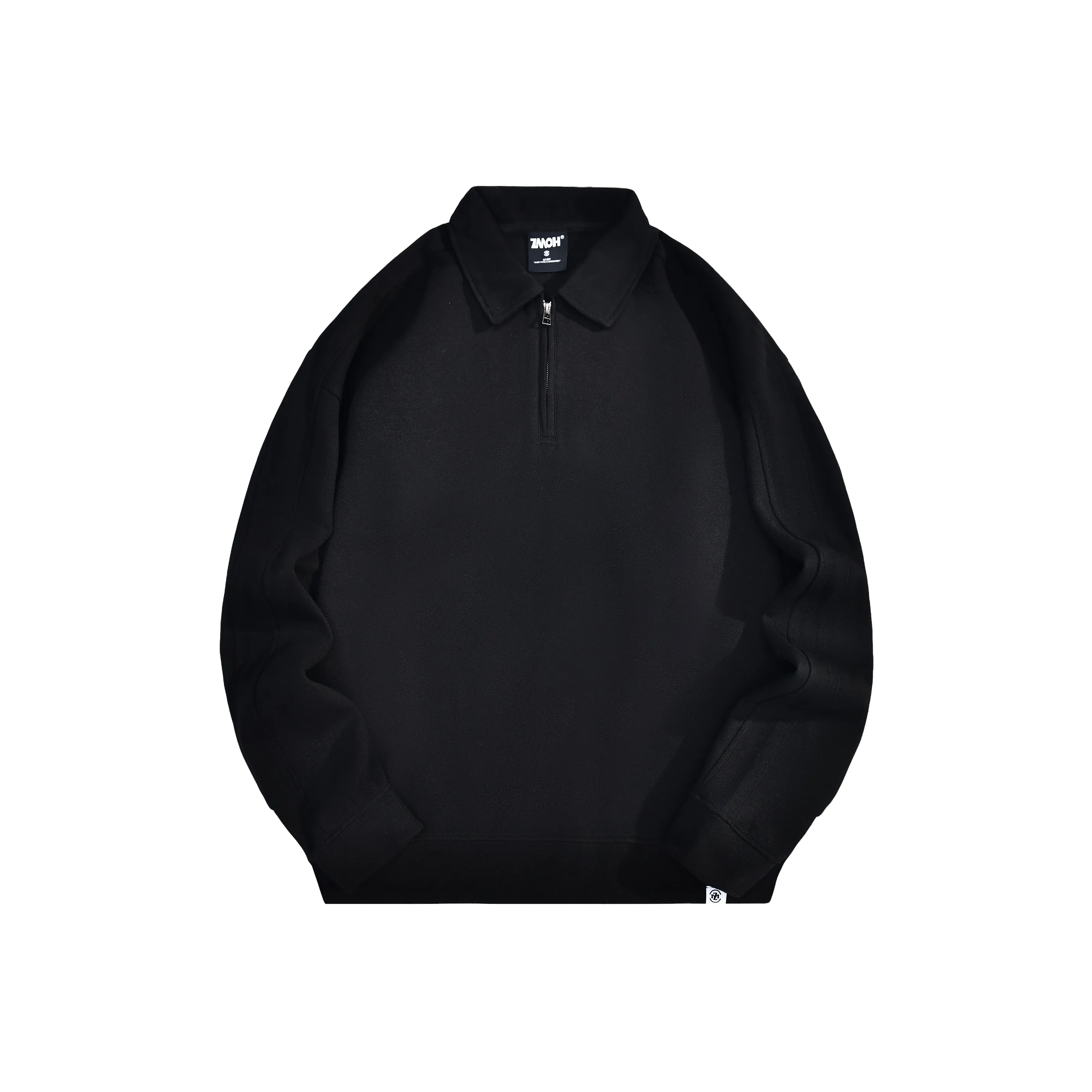ZMOH Plain Net Series Sweatshirts Unisex