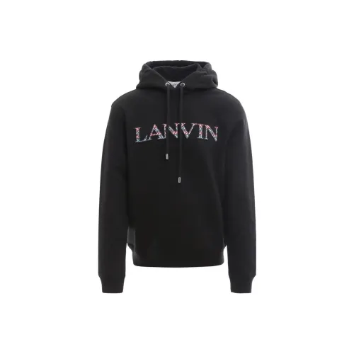 Lanvin Черный Мужские Свитшоты