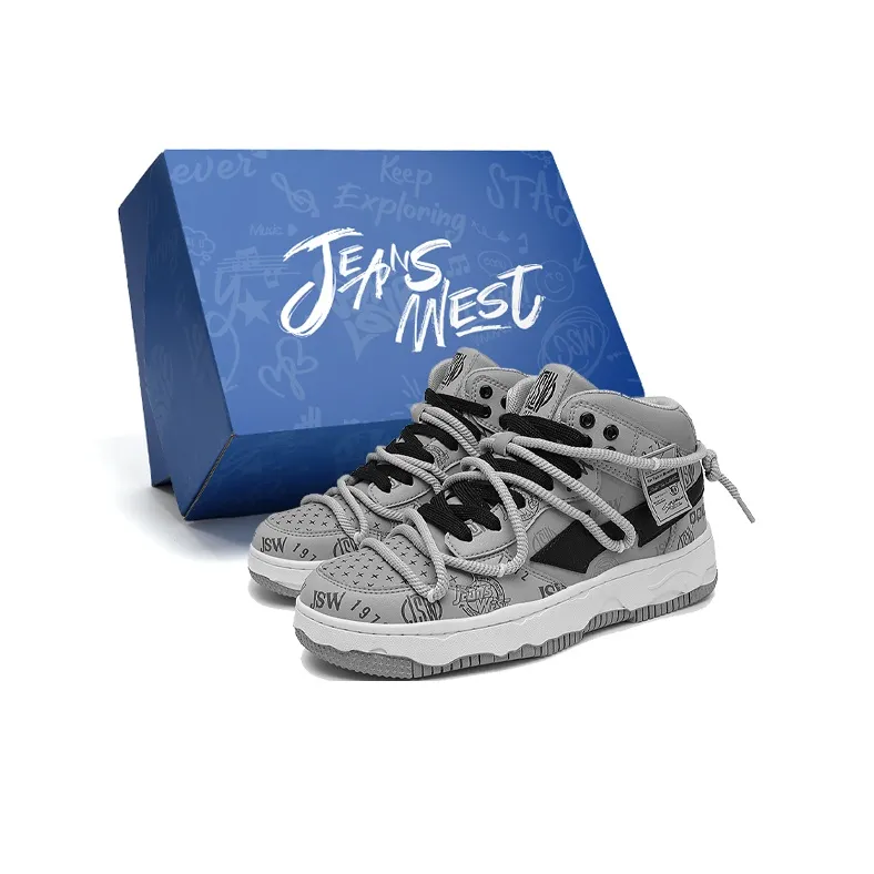 JEANSWEST New National Дизайн UNIQUE Шнуровка Стиль Стиль Майярд Неформальный Стиль Нишевый Универсальный