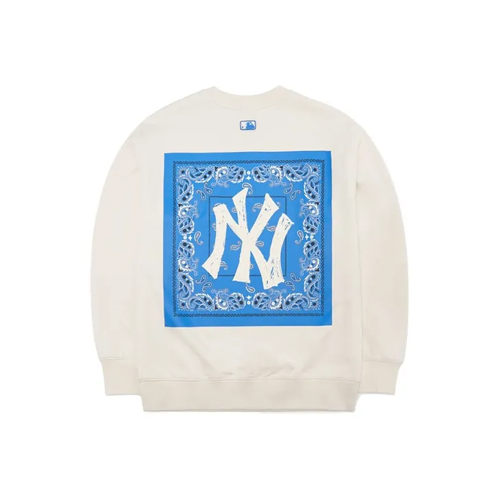 MLB Толстовка Осенний Унисекс Белый