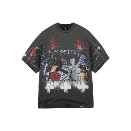 REPRESENT Винтажная серая Мужская рубашка