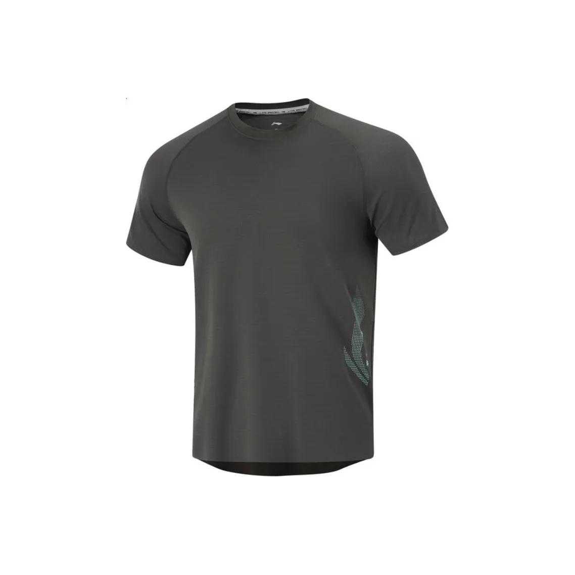 LiNing CBA Collection T Shirt Men's Obsidian Gray