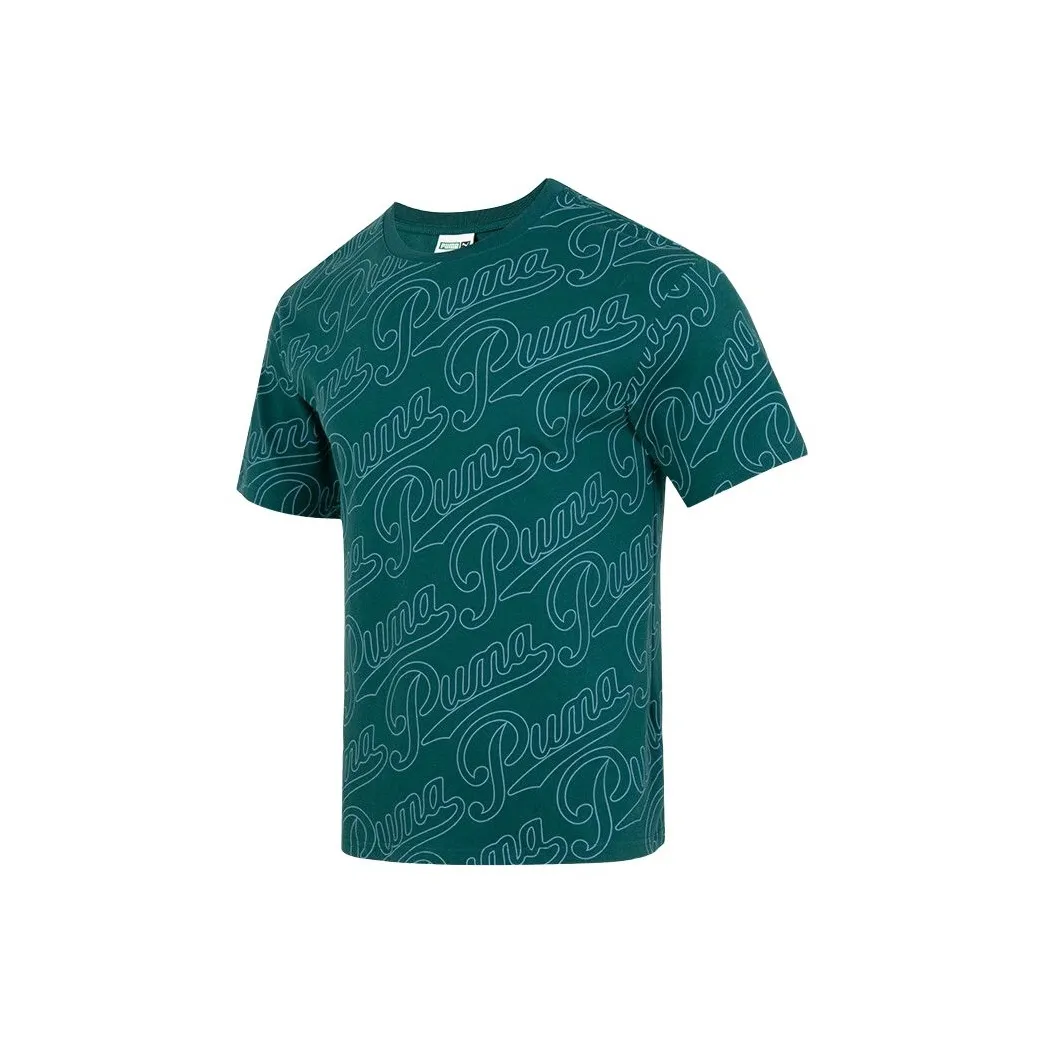 PUMA Зеленые Мужские Футболки