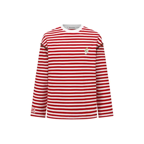 Alexia Sandra Stripe Series Красная Унисекс Футболка