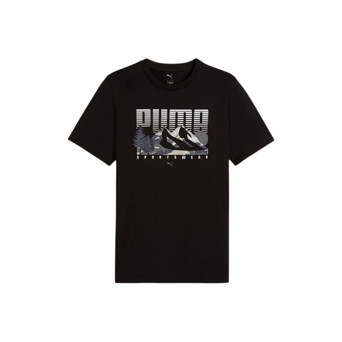 PUMA Мужская черная футболка