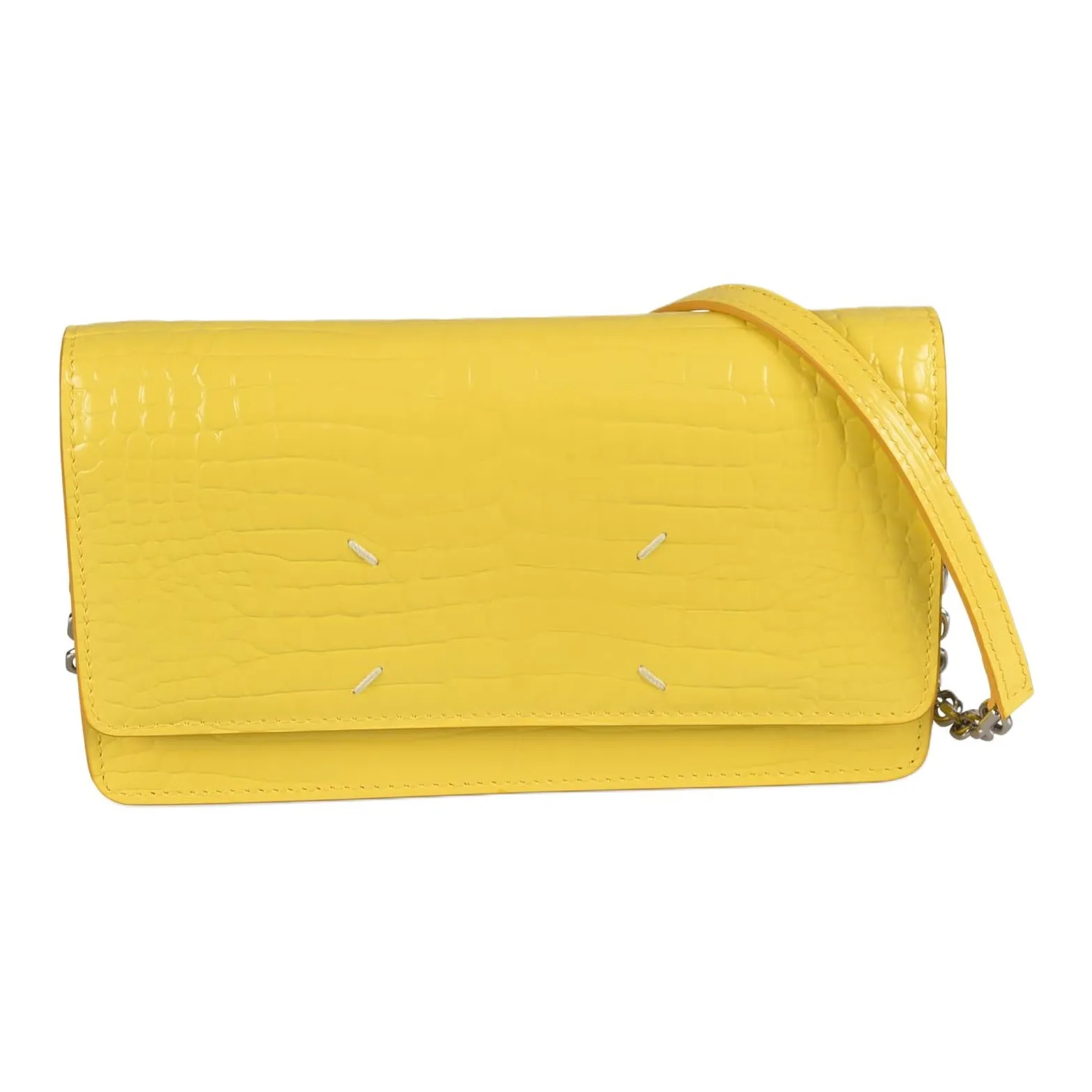 Maison Margiela Сумка через плечо из коровьей кожи стандартная женская желтая