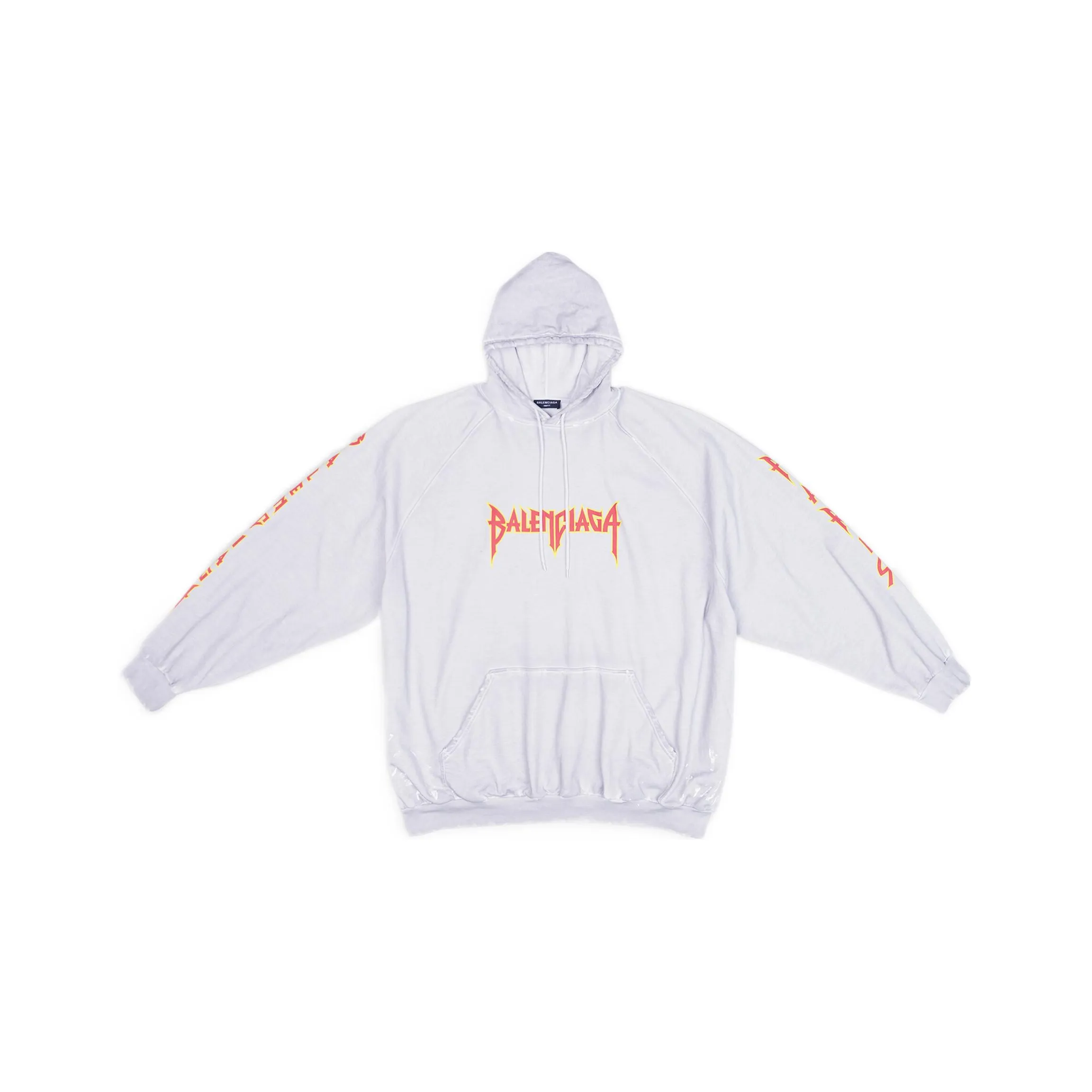 Balenciaga Women's Metal Vintage Oversized Hoodie