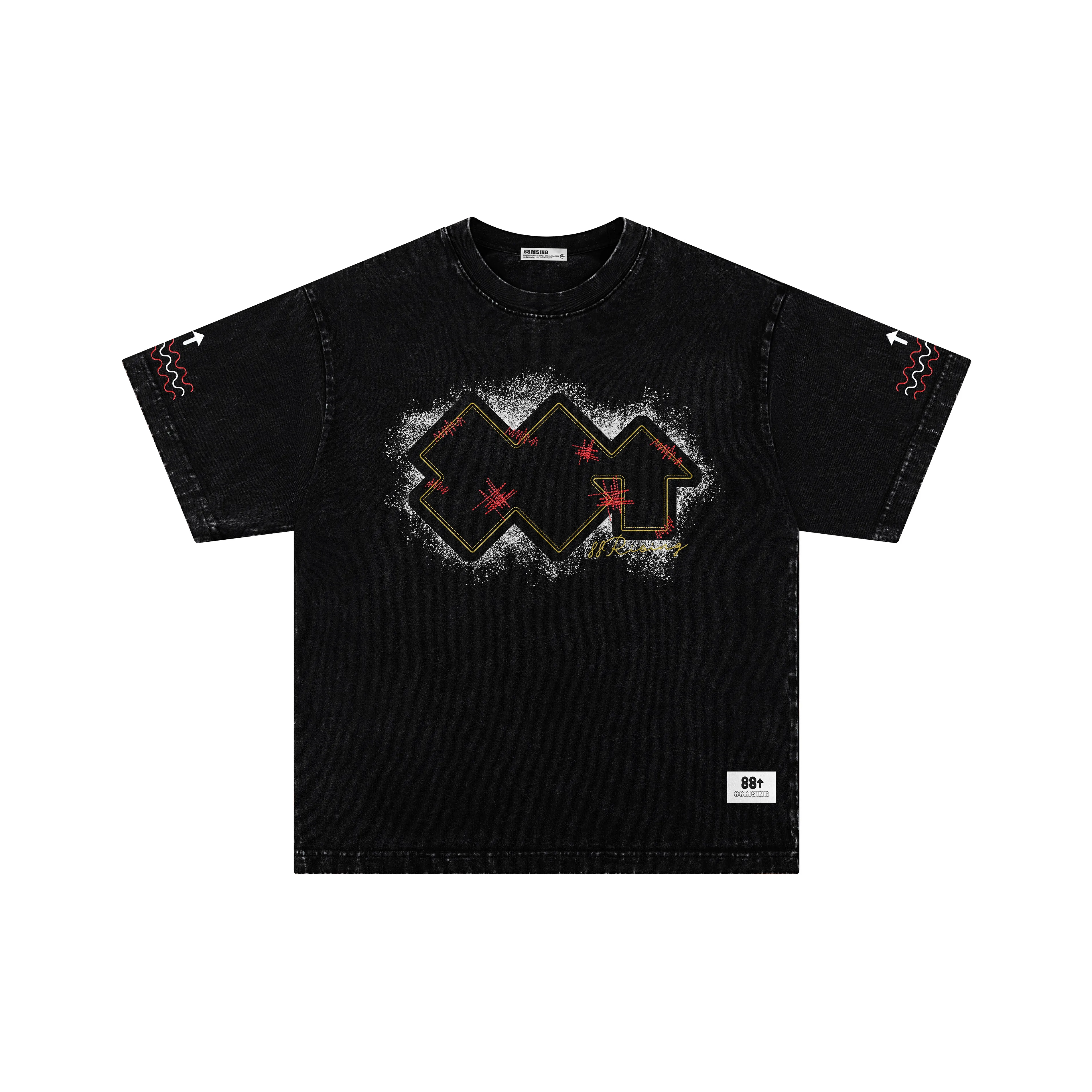 88rising Vinyl Record Collection T-Shirt Унисекс Глубокий Черный