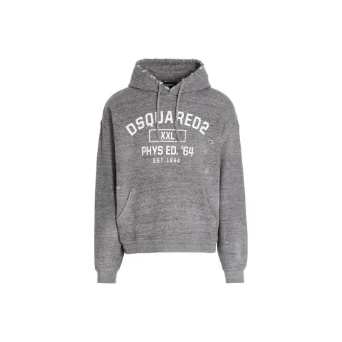 DSQUARED 2 Серый Мужские Свитшоты