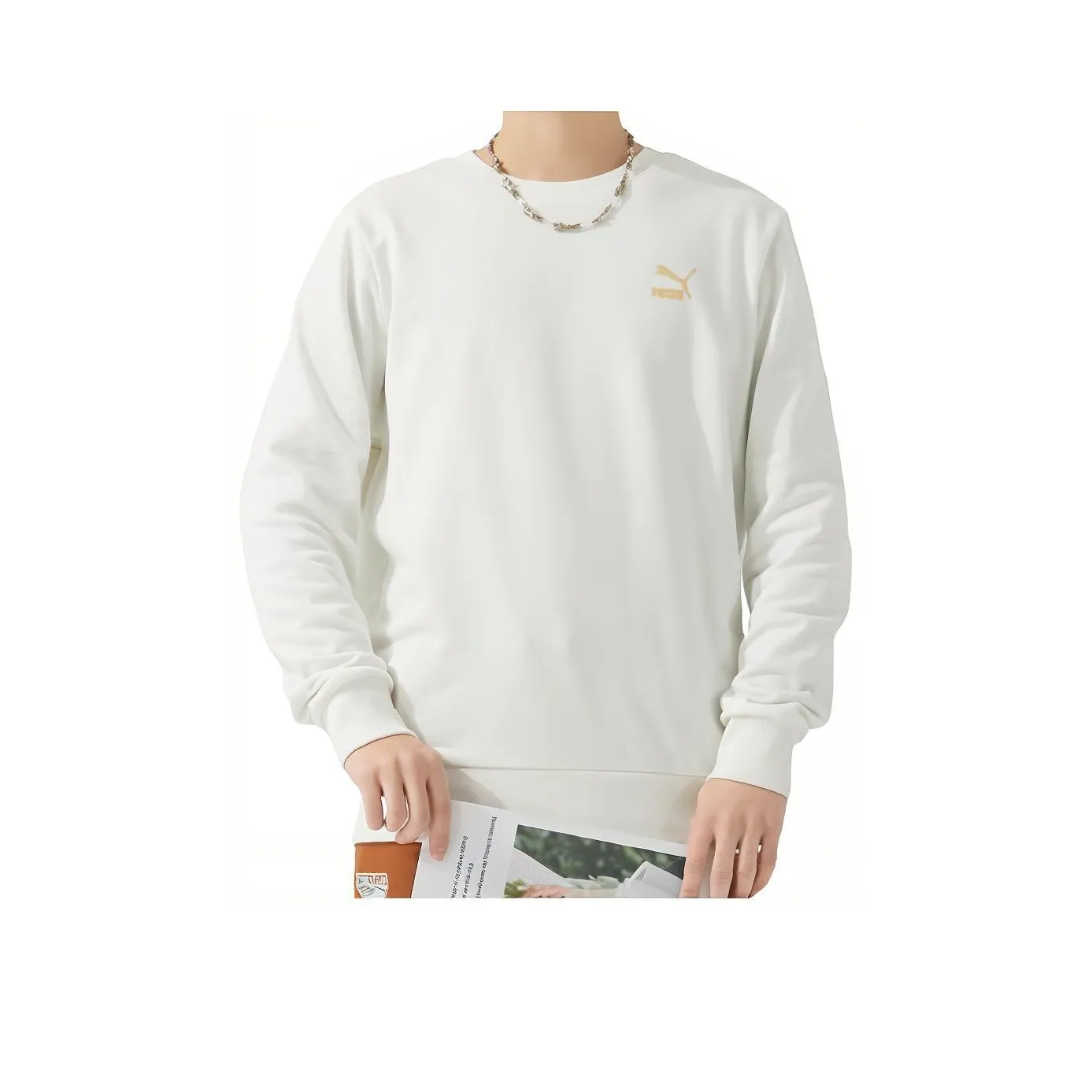 PUMA Белый Унисекс Толстовки