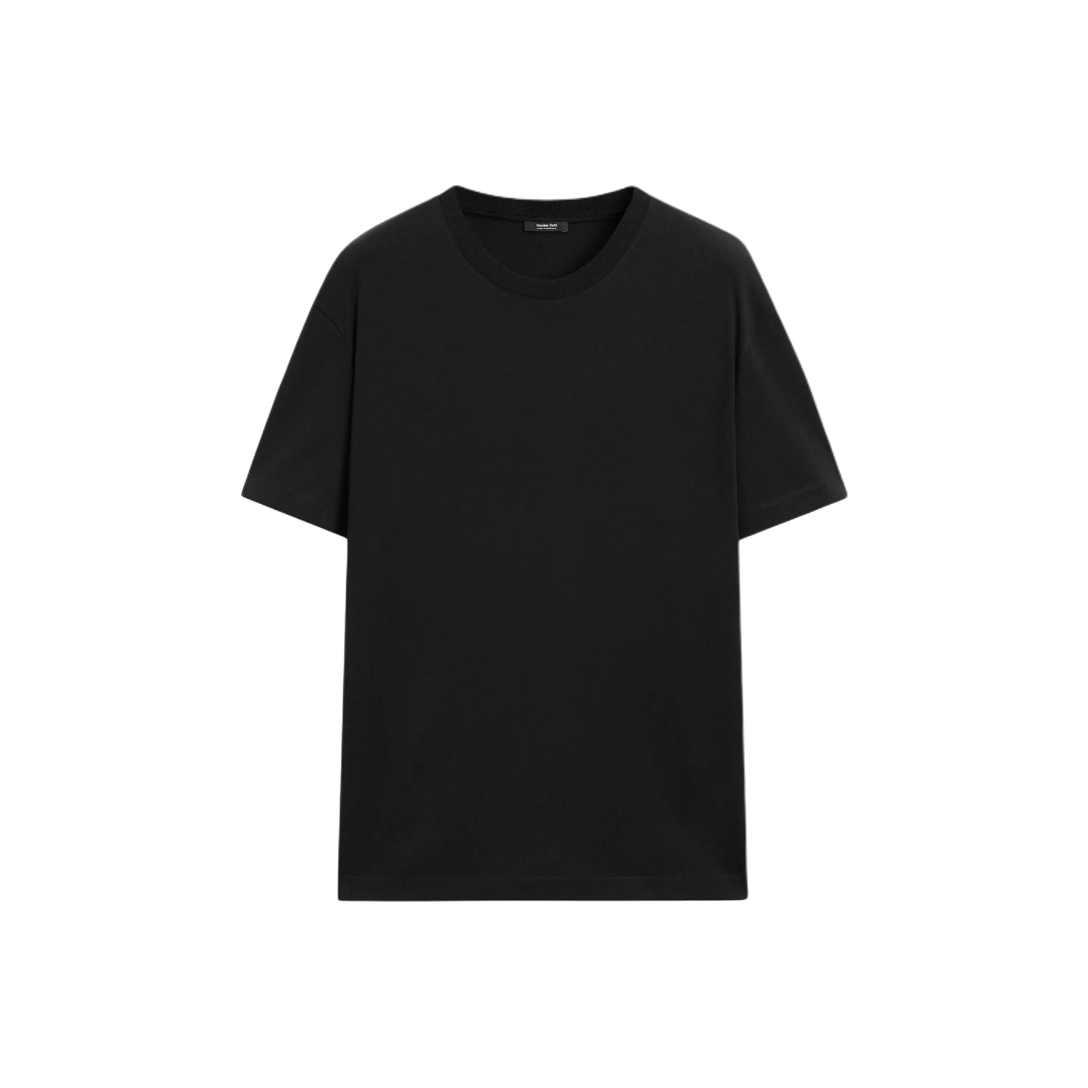 Massimo Dutti T-Shirt Мужской Черный