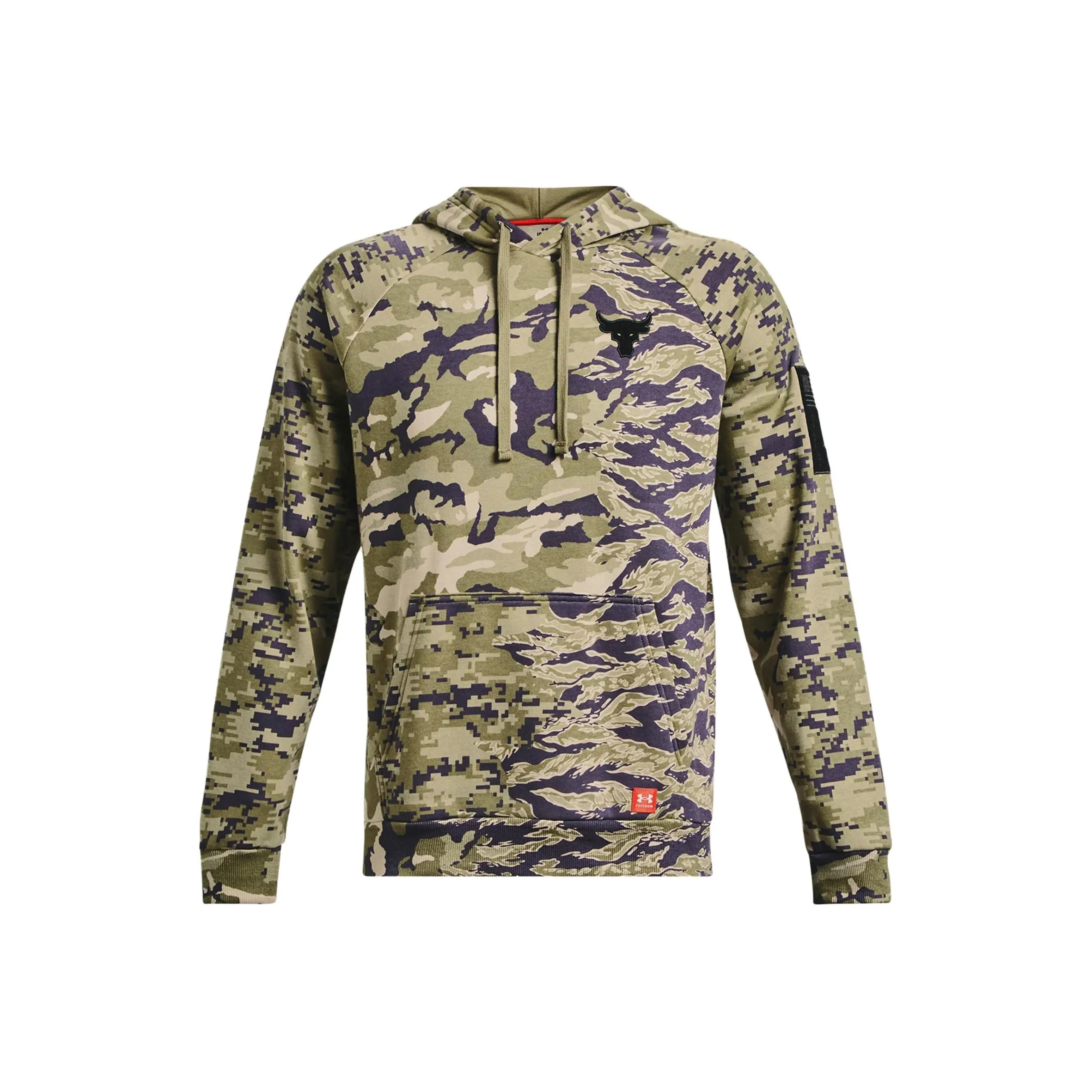 Under Armour Project Rock Rival Толстовка Мужская Коричневая