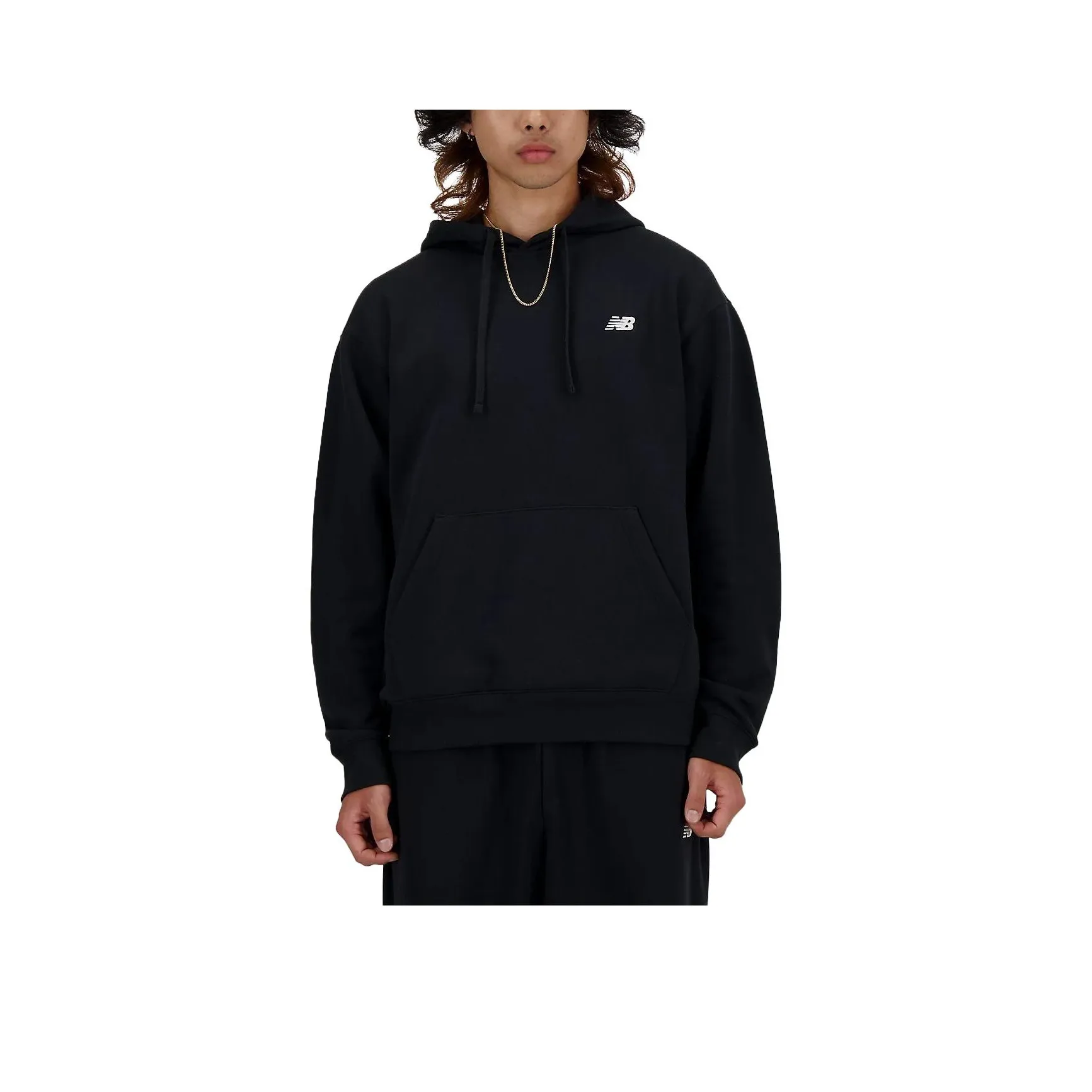 New Balance Sport Essentials Fleece Hoodie Sweatshirt Men's Black