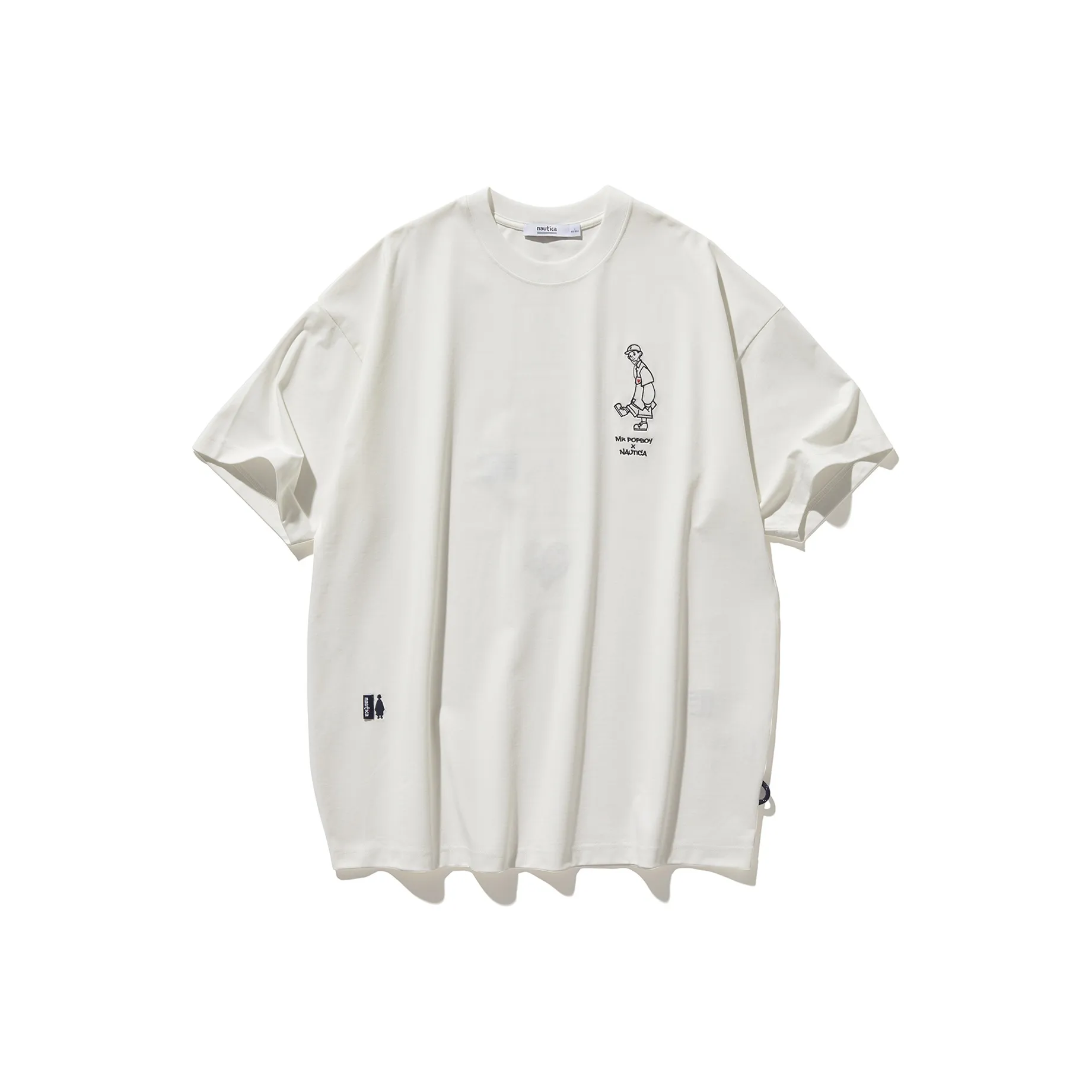 Nautica White Sail Nautica White Sail X POPBOY T Shirts Unisex