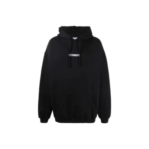 Vetements Черная Унисекс Толстовка