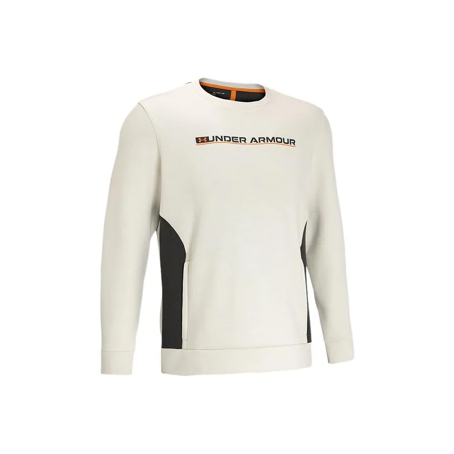 Under Armour SUMMIT Sweatshirt Men's Beige Yellow