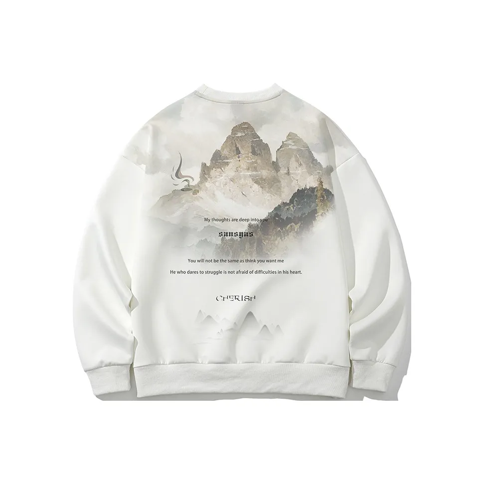 SANSYAS Толстовка Унисекс Белый