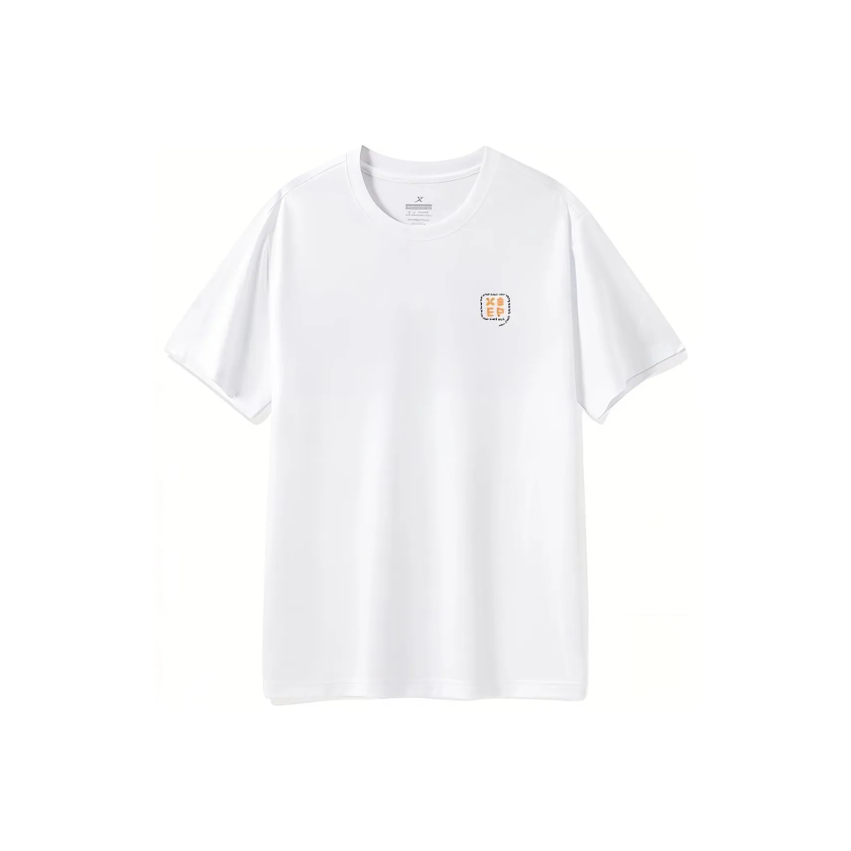 XTEP Vitality Series T Shirt Unisex Pearl White