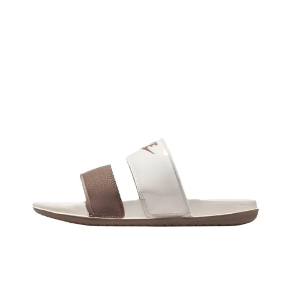 Nike Offcourt Duo Slide Slip Resistant Abrasion Resistant Слипоны Женские Белые