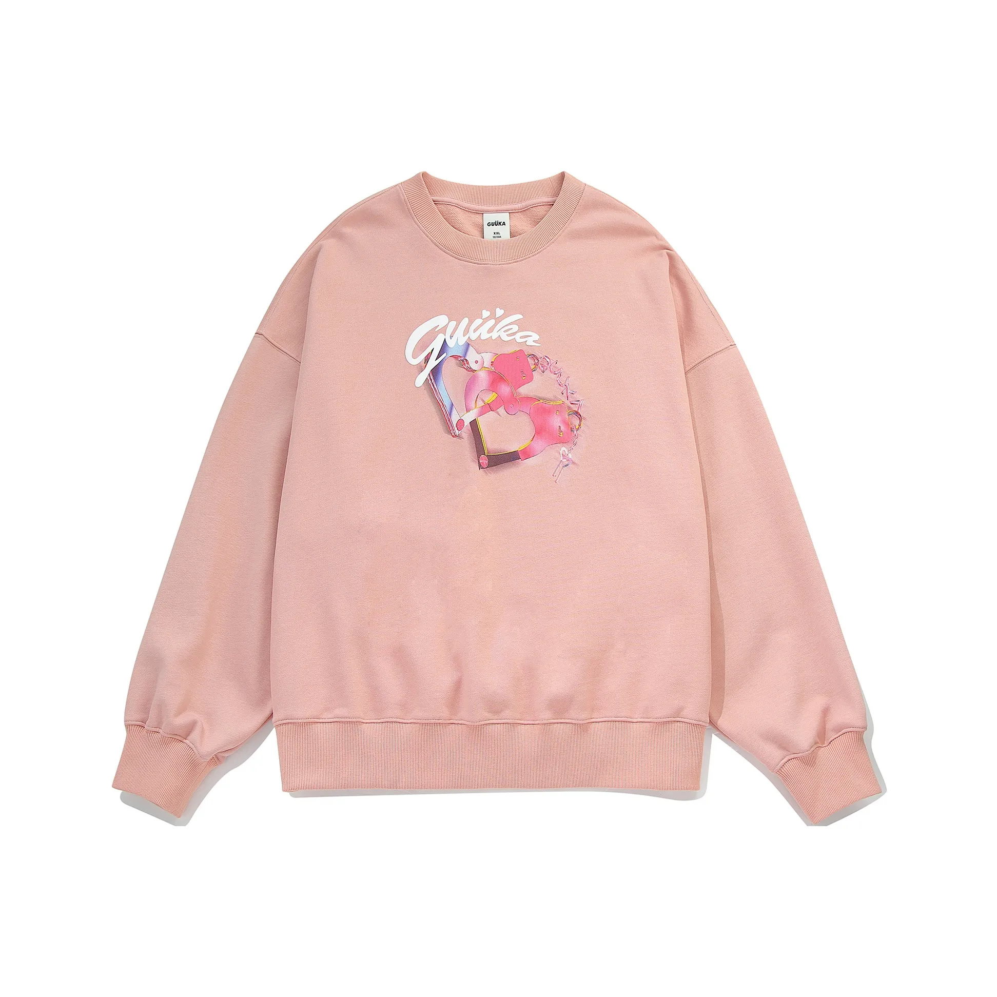 Guuka Толстовка Унисекс Темно-розовый