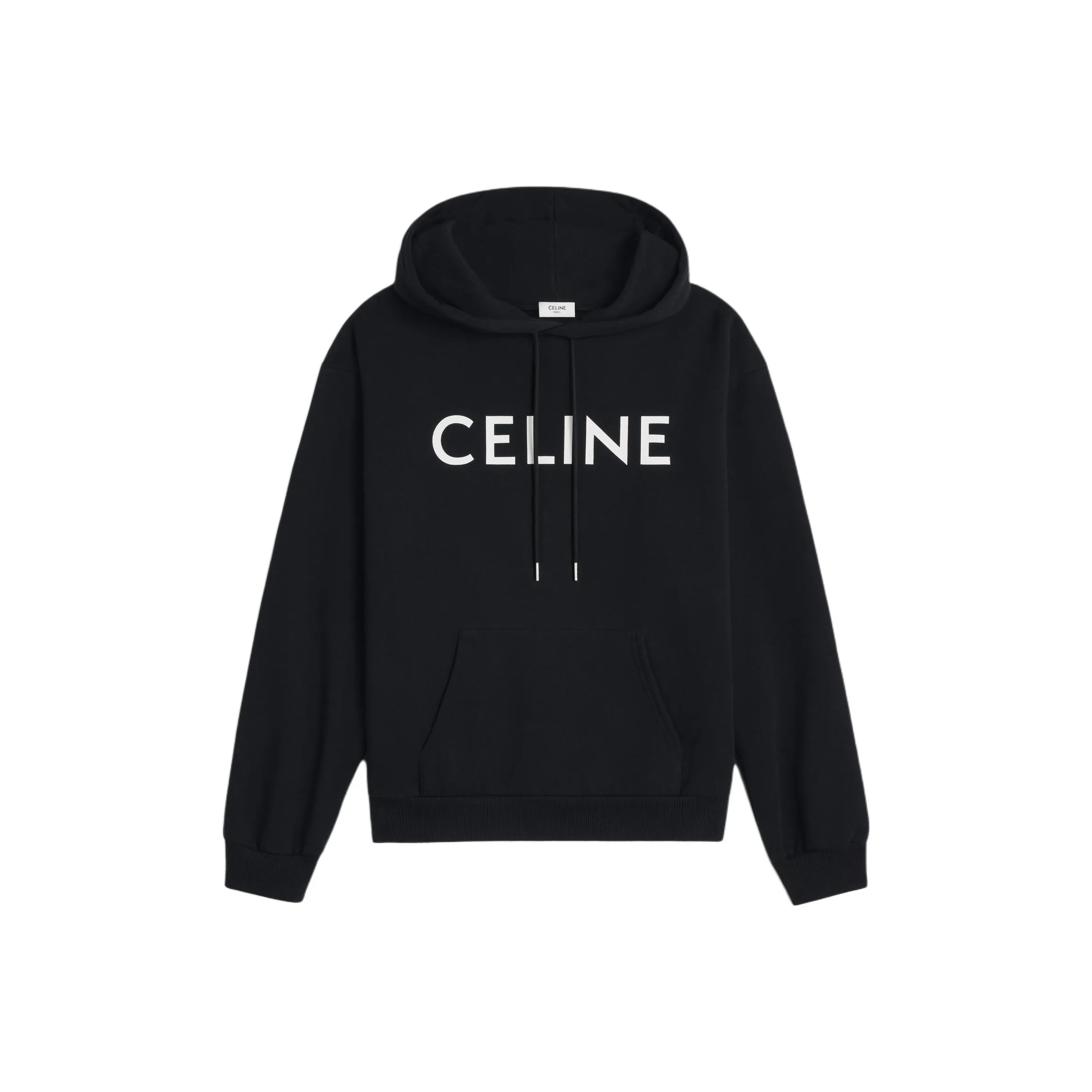 CELINE Loose Hoodie In Cotton Fleece