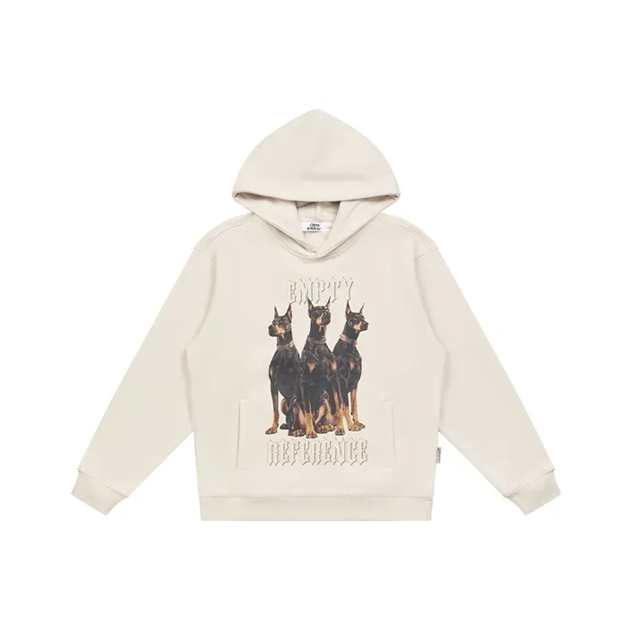 EMPTY REFERENCE Doberman Series Толстовка Унисекс Бежевый