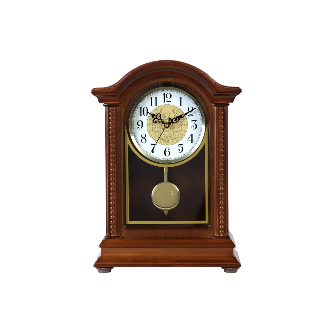 HENSE Кварцевый механизм Wood Настольные часы Унисекс Белый циферблат HD225