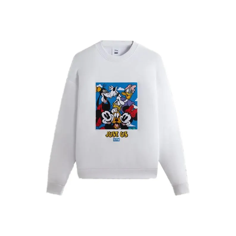 KITH For Mickey & Friends Family Portrait Vintage Crewneck