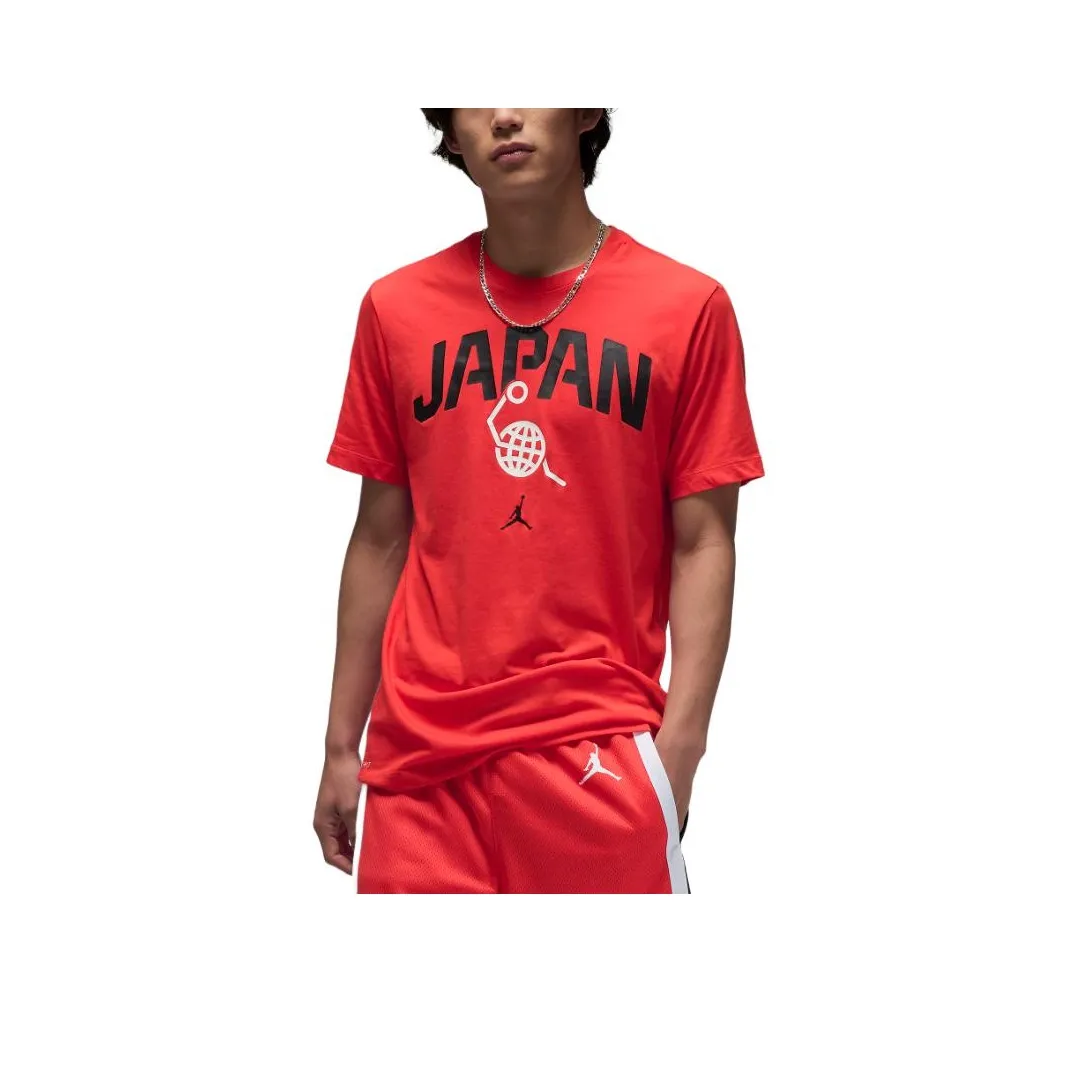Jordan T Shirts Men Spicy Pepper Red